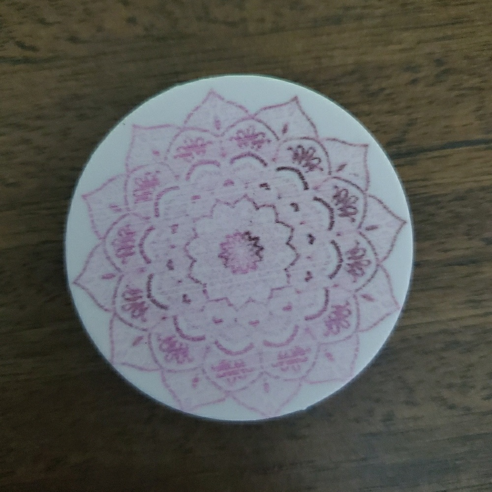 Pink Flower Mandala Phone Socket